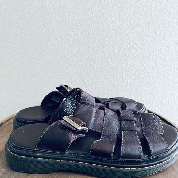 Dr. Martens Dark Brown Leather Sandals main image 6